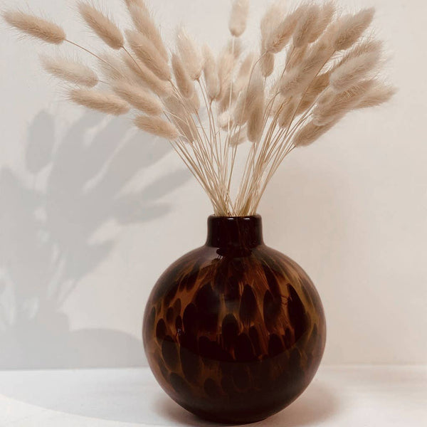 Leopard Round Vase