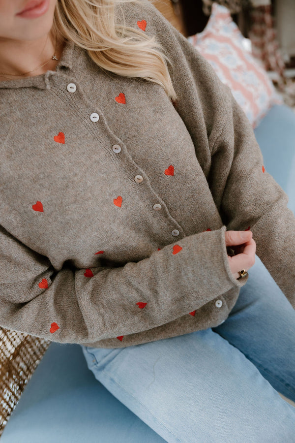 Piper Cardigan - Heart