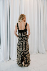 Medallion Print Maxi Dress