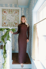 Rexie Sheer Maxi Dress - Plum