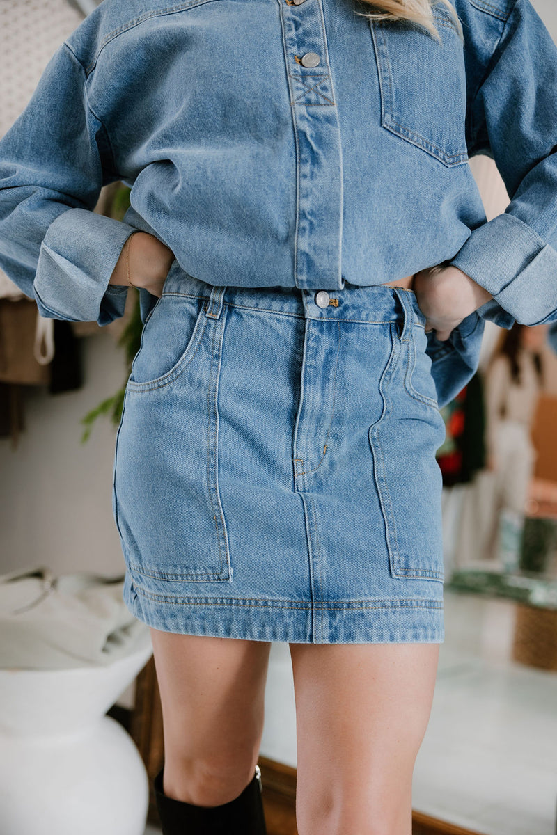 Denim Skirt