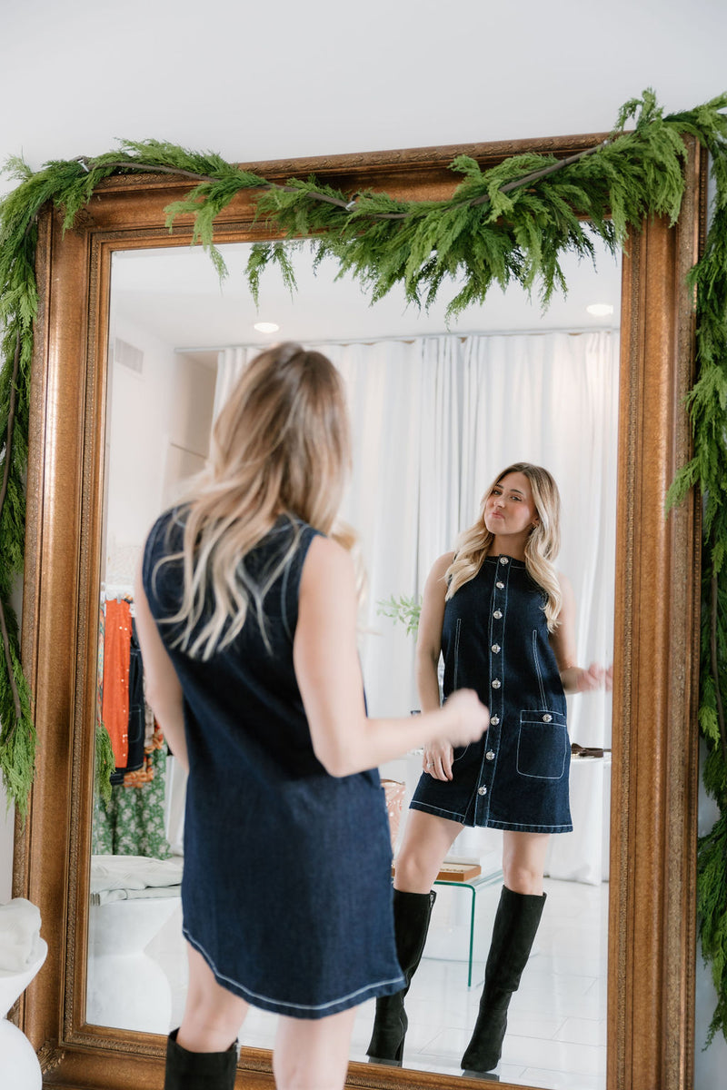 Denim Mini Dress