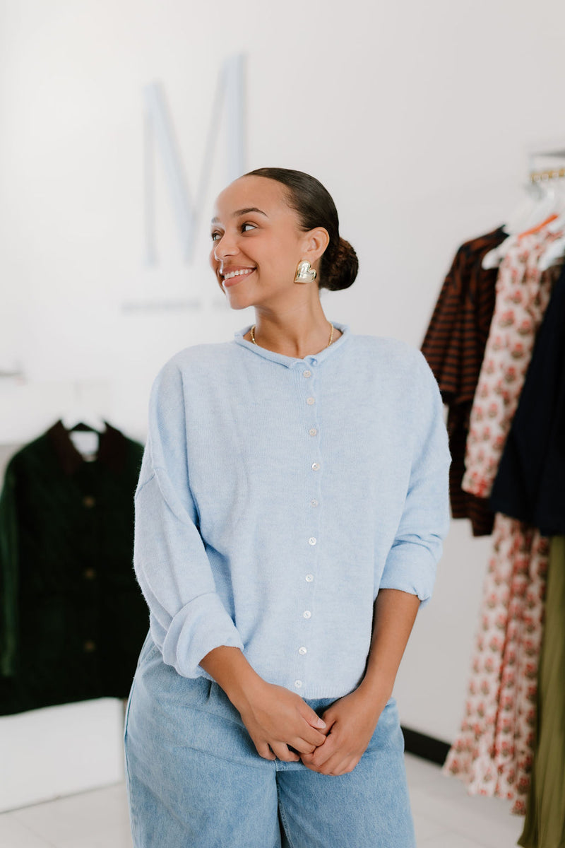 Piper Cardigan - Blue