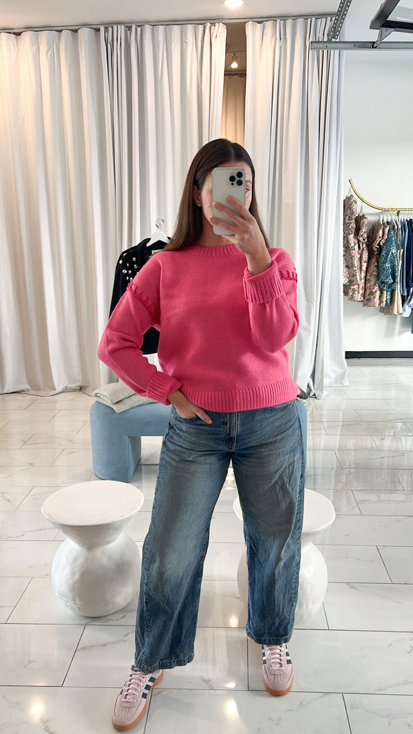 Pink Knit Sweater