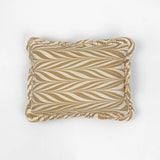 MARBLED COTTON RUFFLED PILLOW