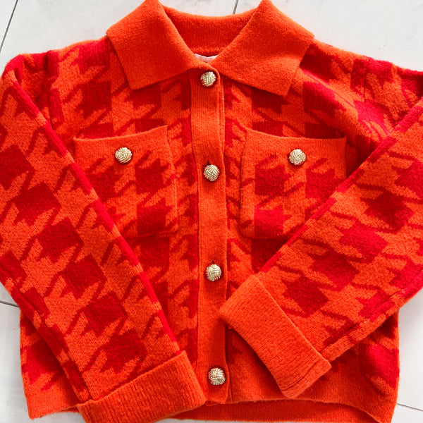 Louis Vuitton Waffle And Damier Orange Denim Jacket