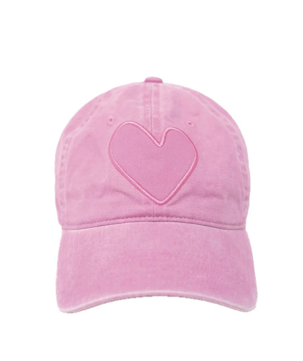 Imperfect Heart Hat - Pink