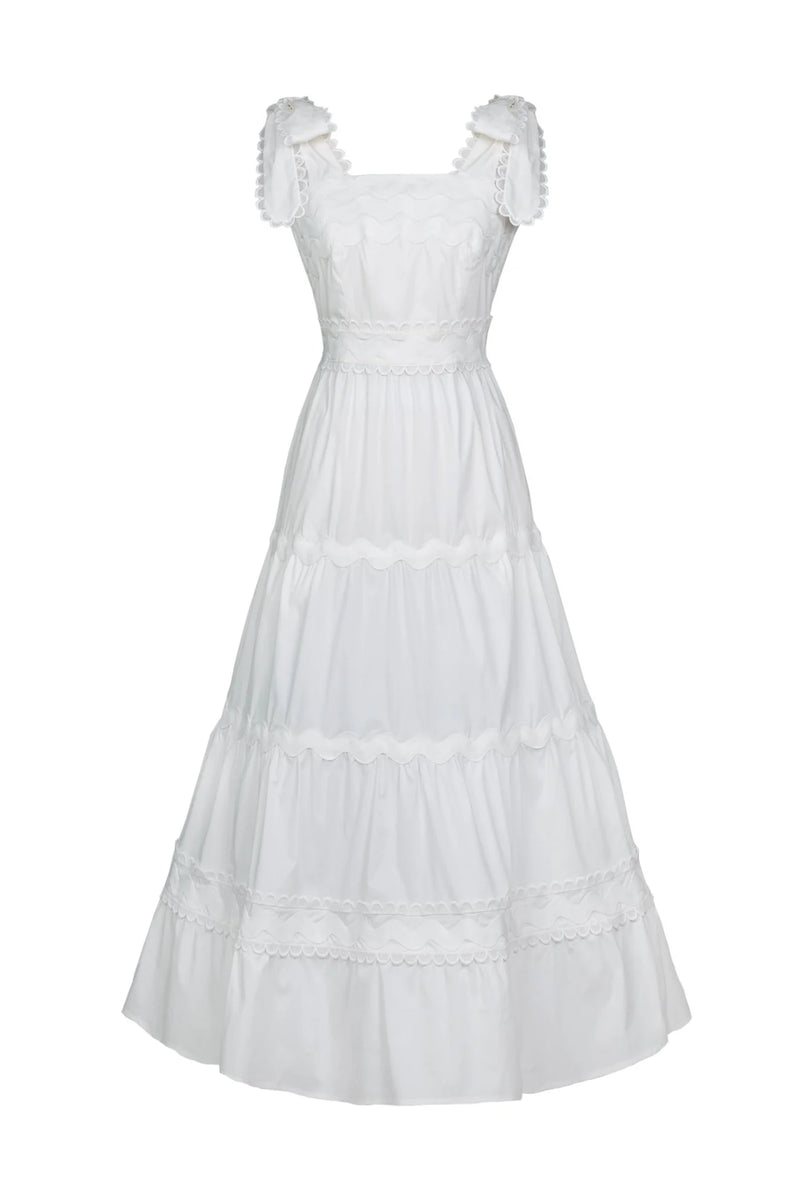 Jade Dress White