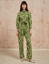 Lime Ditsy Dani Jumpsuit